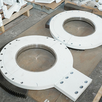 Plaques de connexion en acier soudées assemblées et supports de fixation, pièces de machine en tôle soudée