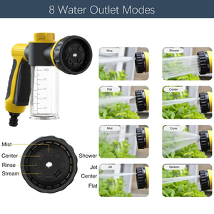 Hot Selling Pet Cleaning & Grooming Product, 8 <b>Spray</b> Modes Plastic <b>Dog</b> Bathing <b>Spray</b> Gun, Garden Hose Nozzle with Pet Bath Brush - Product Image 2
