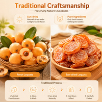 Buah Loquat Panggang Lunak OEM Grosir, Manis Alami Tanpa Gula Tanpa Bahan Tambahan, Kerajinan Tradisional, Camilan Sehat 10kg