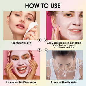 La <span class=keywords><strong>mejor</strong></span> máscara <span class=keywords><strong>de</strong></span> barro Oil Skin Sulfate-free <span class=keywords><strong>Limpieza</strong></span> profunda y control <span class=keywords><strong>de</strong></span> aceite y Rose & Dead Sea Mud Pink Clay Mask al por mayor - Product Image 5