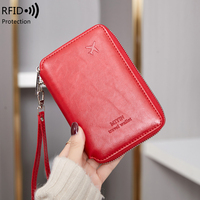 Portefeuille de voyage anti-RFID MIYIN, nouveau, avec fermeture éclair, grande capacité, pour passeports et billets d'avion