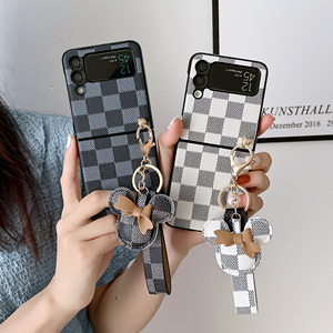 Fundas plegables de cuero para teléfono samsung galaxy z, lujosas carcasas plegables para teléfono samsung galaxy z <span class=keywords><strong>flip</strong></span> z <span class=keywords><strong>3</strong></span> 4 - Product Image 4