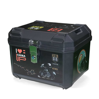 Matériaux Supérieurs PP ABS Top Box pour Moto 45l Boîtes de Queue de Moto Top Case Pour Moto