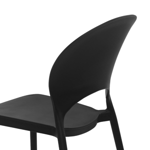 Sedie da pranzo in plastica leggera personalizzate in fabbrica sedie da soggiorno - Product Image 5