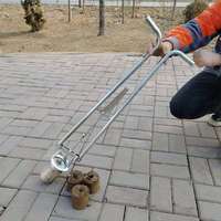 Perforateur de sol 4 tailles, outil de plantation à double poignée pour semis et repiquage