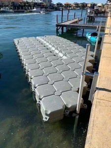 Sistema de Muelle de Pontón Flotante Modular de HDPE para Embarcaciones, Jet Skis, Yates y Marinas con Conexión de Bisagra Durad - Product Image 6