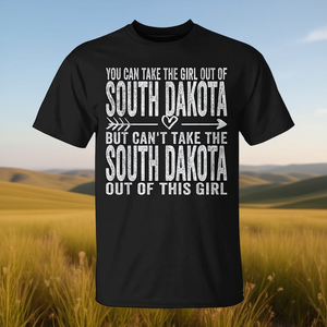 T-shirt « Homegirl » du Dakota du Sud – T-shirt promotionnel pour fille du Dakota du Sud, fierté de sa région - Product Image 3