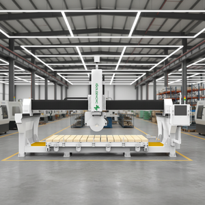 Mesin Pemotong Batu Marmer Otomatis CNC 5 Axis Bridge Saw untuk Memotong Lingkaran Marmer Granit - Product Image 1