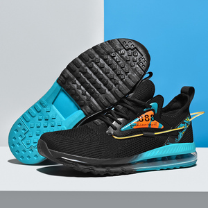 Men's Casual Sports Mesh Sneakers Comfortable Running Walking Shoes PU Midsole Air <b>Cushion</b> Rubber Insole Summer Autumn <b>Box</b> - Product Image 5