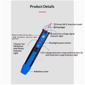 Testador de Voltagem CHINT ZTY1322A Caneta de Teste Indutiva Sem Contato - Identificação de Fios Ativos/Neutros Caneta Testadora Elétrica Fabricada na China - Product Image 3