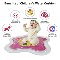 Planète étoile dessin animé bébé développement sensoriel sol tapis de jeu gonflable Premium sécurité PVC tapis de jeu eau ventre temps tapis