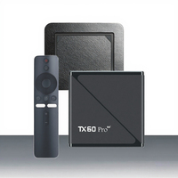 TX60 Pro Quad Core 8K Allwinner H313 5G Dual Band 802.11n WiFi BT5.2 Android 15 Set Top Box.