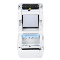 Impresora de Códigos de Barras y Códigos QR IDPRT D45 - Interfaz USB, 200 DPI, Tamaño de Papel de 120 mm, Impresión en Negro, Velocidad de Impresión de 102 mm/s, 1 Año de Garantía, Sin SDK