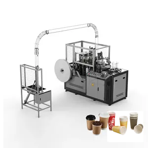 Fully Automatic Paper Cup and Plate Making Machine 1.5-16oz Paper Cup Forming Machine