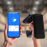 Lector RFID UHF Portátil Idata Q3000 con Chip Impinj E710, Rango de Lectura de 30 m, Escáner de Códigos de Barras 1D y 2D para Gestión de Activos