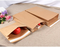 Sacs en papier kraft classiques personnalisés entièrement biodégradables avec impression sérigraphique pour bougies, cadres photo et emballages auto-adhésifs