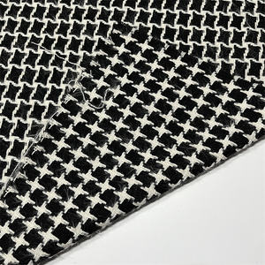 100% البوليستر houndstooth و نسيج من القماش مصبوغ الاختيار أريكة من الكتان الستار المفروشات النسيج - Product Image 3