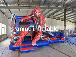 Château gonflable et toboggan sur le thème des super-héros, très vendu, avec Spider-<span class=keywords><strong>Man</strong></span> populaire, disponible à la vente - Product Image 5