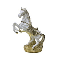 2024 bureau du zodiaque chinois intérieur grand 95cm cheval Feng Shui décoration de la maison personnalisé Animal Sculpture résine cheval Statues