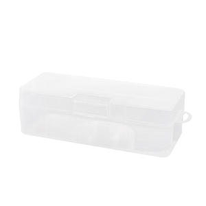 Caja de almacenamiento rectangular transparente de 15,1x6,5x4,6 cm con tapa para organizar piezas de joyería y almacenar artículos pequeños - Product Image 1