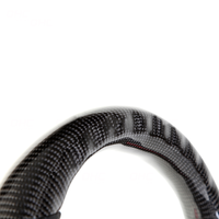 Volant de direction en fibre de carbone véritable avec affichage LED de vitesse et de régime pour Chevrolet Camaro SS Cabriolet 2016-2022, volant de direction de voiture de sport
