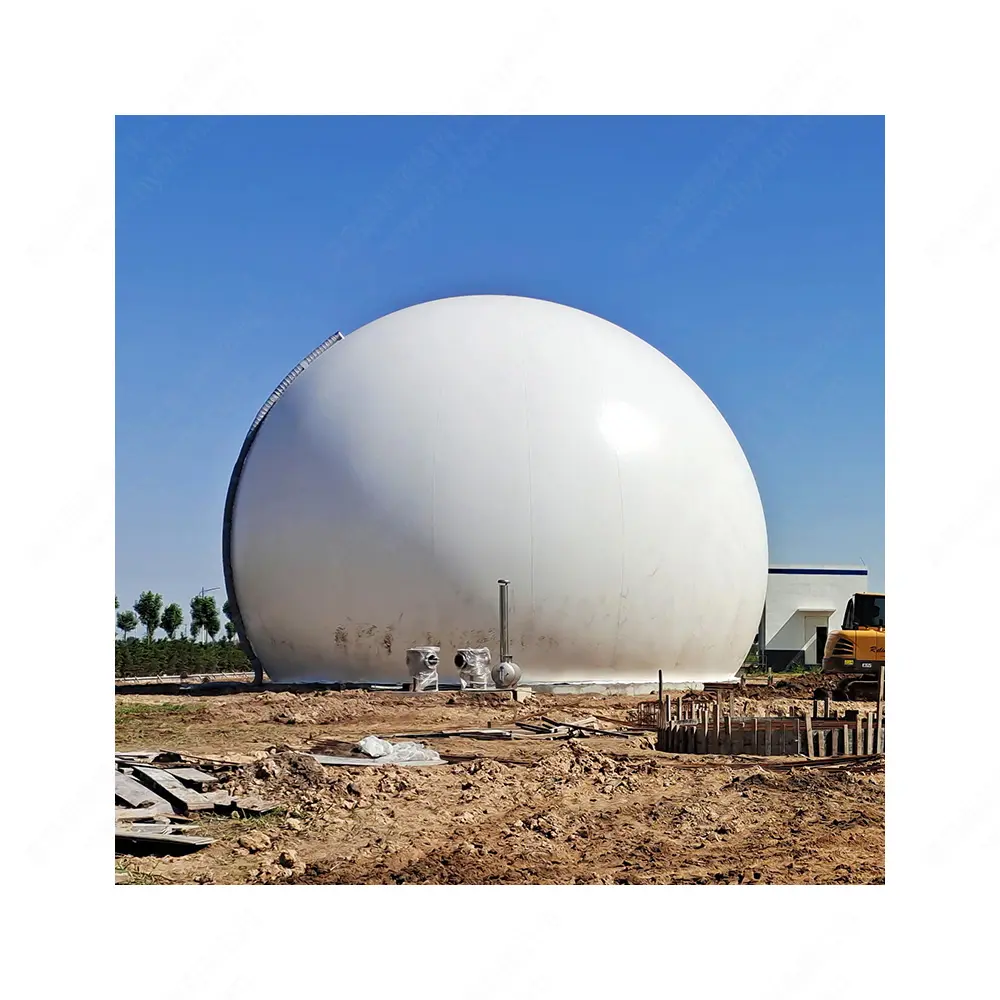 Biogas tanque de armazenamento de fermentação, algas biodigador da chave inglesa, biogas, planta, resíduos de água, biogas