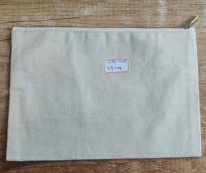 Élégant réutilisable coton fermeture éclair sac cosmétique personnalisé imprimé femmes suspendus pochette de maquillage organisateur Logo personnalisé en gros - Product Image 4