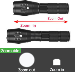 Wholesale 2000 Lumen Outdoor Waterproof High Power Camping Torch 8H USB Rechargeable Adjustable Tactical Flashlight. - Product Image 2