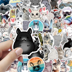 Autocollants décoratifs imperméables en PVC ZY3701X, 60 pièces, dessins animés <span class=keywords><strong>Totoro</strong></span>, graffiti pour tasse, guitare, ordinateur portable, bagages, décoration de la maison - Product Image 3