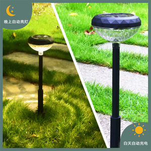 Lampe solaire de jardin LED extérieure, étanche, alimentée par énergie solaire, pour la décoration de la cour et du patio - Product Image 4