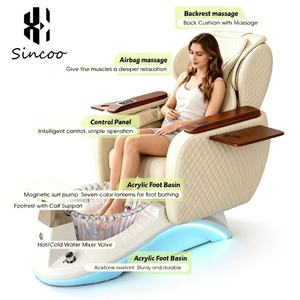 Luxury Nail Salon Furniture Spa Manicure Nail Massage Pedicure <b>Chair</b> with Pump Magnetic Jet Lighting Foot Spa Pedicure <b>Chairs</b> - Product Image 4