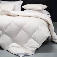 Couette sans housse 100% coton, matelassée à la main, écologique, duvet de canard blanc, tailles personnalisées, couette, édredon, vente en gros