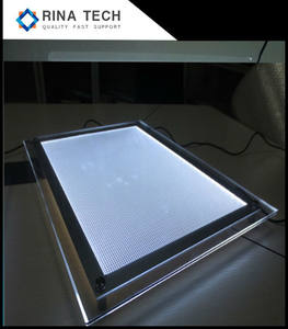 Placa de Guía de Luz Acrílica de Perfil Delgado con Marcado Láser, Material PMMA/PC para Paneles LED - Rina Tech - Product Image 4