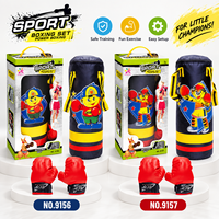 Ensemble de jeu de boxe pour enfants avec sac de frappe pour le sport récréatif, l'initiation à la boxe et la pratique pour débutants