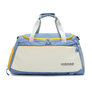 Bolsa de Gimnasio Impermeable de Nailon con Separación para Ropa Húmeda y Seca, Mochila Cruzada de Gran Capacidad para Viajes y Deportes - Product Image 6