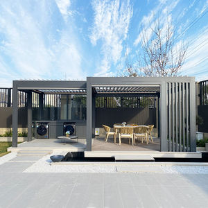 Fabrication de Pergola en Aluminium <span class=keywords><strong>Kit</strong></span> Pavillon Jardin Pergola Installation Pergola <span class=keywords><strong>4x4</strong></span> Décoration Gazebo pour Mariage - Product Image 3