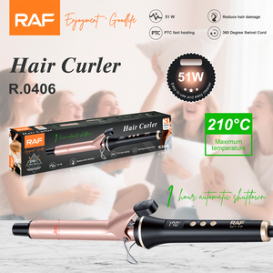 <span class=keywords><strong>Rizador</strong></span> de Pelo RAF 51W R.0406, 25mm, Calentamiento Rápido PTC, 210°C Máx., Apagado Automático, Pantalla Digital, Cable Giratorio 360° - Product Image 2