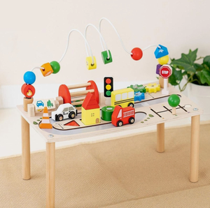 <span class=keywords><strong>Tavolo</strong></span> sensoriale per bambini <span class=keywords><strong>giochi</strong></span> per la casa <span class=keywords><strong>giochi</strong></span> Puzzle per bambini in legno - Product Image 3