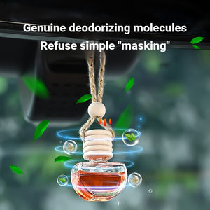 Offre Spéciale – Diffuseur de Parfum Suspendu pour Voiture en Verre – Huiles Essentielles Océan, Gulong, Jasmin, Citron – Garantie 3 Ans – Sans BPA - Product Image 2