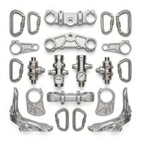 Klantspecifieke CNC-freesdienst Vouwmes Frame Tactische Pen Uitrusting Multitool Zaklamp Behuizing EDC Uitrusting Titanium Staal Service