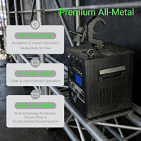 Machine à feux d'artifice électriques suspendus à étincelles froides 500W en aluminium avec télécommande sans fil et contrôle DMX pour cérémonies de mariage et anniversaires