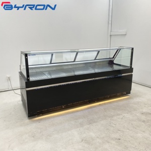 Custom Butchery Shop Deli Cooler Meat Display Case With Air Cooling 2-8 110V/220V <b>12</b>-Month Warranty LC Fan Cooling Deli LC LC Fa - Product Image 5