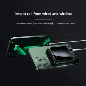 ที่ชาร์จไร้สายแบบแม่เหล็ก5000mAh 10000mAh 20W PD3.0 QC3.0ชาร์จเร็<span class=keywords><strong>ว</strong></span>สถานีชาร์จไฟ - Product Image 3