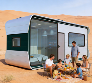 Cabaña Prefabricada Ecológica Tipo Apple para Construcción de Villas de Playa <span class=keywords><strong>y</strong></span> Retiros Forestales - Product Image 3