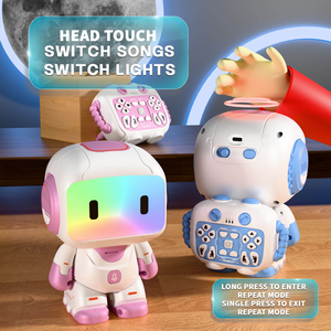 Robot Inteligente a Control Remoto que Camina, Baila y Reproduce Música, Juguete Electrónico con Luces LED, Robot de Juguete para Niños - Product Image 2