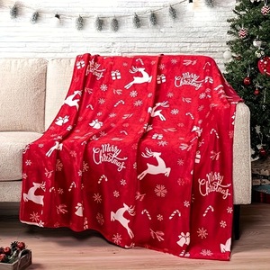 Couverture en flanelle à motifs d'Halloween, couverture de sieste, décoration d'Halloween effrayante, confortable, chaude, super douce pour les voyages et le camping YH-MT- - Product Image 4