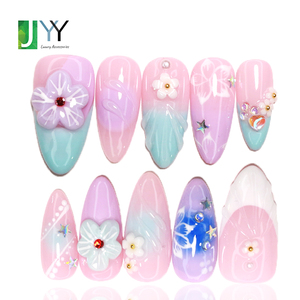 <span class=keywords><strong>Uñas</strong></span> <span class=keywords><strong>Postizas</strong></span> <span class=keywords><strong>de</strong></span> Gel 3D Hechas a Mano <span class=keywords><strong>de</strong></span> Lujo, <span class=keywords><strong>Uñas</strong></span> Acrílicas <span class=keywords><strong>de</strong></span> Diseño Personalizado, <span class=keywords><strong>Uñas</strong></span> Falsas Adhesivas al por Mayor - Product Image 2