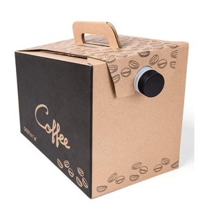 Dispensador de café corrugado desechable, caja con impresión personalizada, con mango, servidor para bebidas a granel - Product Image 2