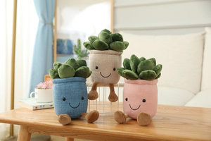 Hot Selling Yulip Plushie Potted Plants Soft Home <b>Sofa</b> Decoration Flower Cactus Dolls Novelty <b>Stuffed</b> Toys Ready to Ship - Product Image 3