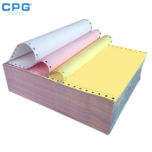 Papel Continuo Sin Carbón de 3 Capas, Papel NCR para Impresión de Formularios en Computadora de Alta Velocidad - Product Image 1